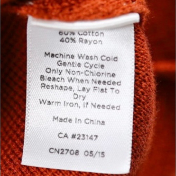 Talbots Womens Burnt Orange Knit Blazer Jacket Cotton Blend Pockets Size M Fall - Picture 9 of 12